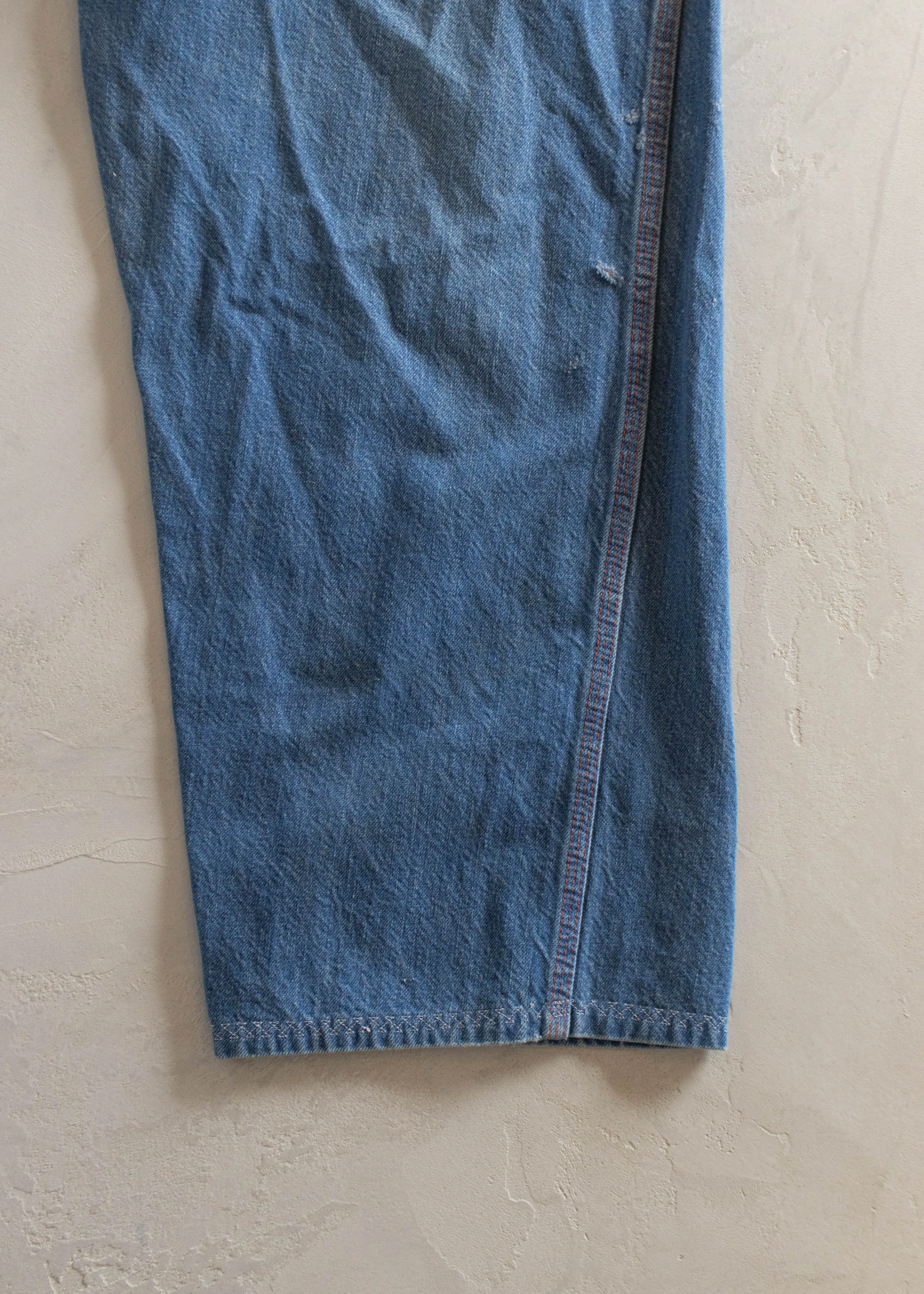 1970s Big Mac Denim Carpenter Pants Size Women's 33 Men's 36