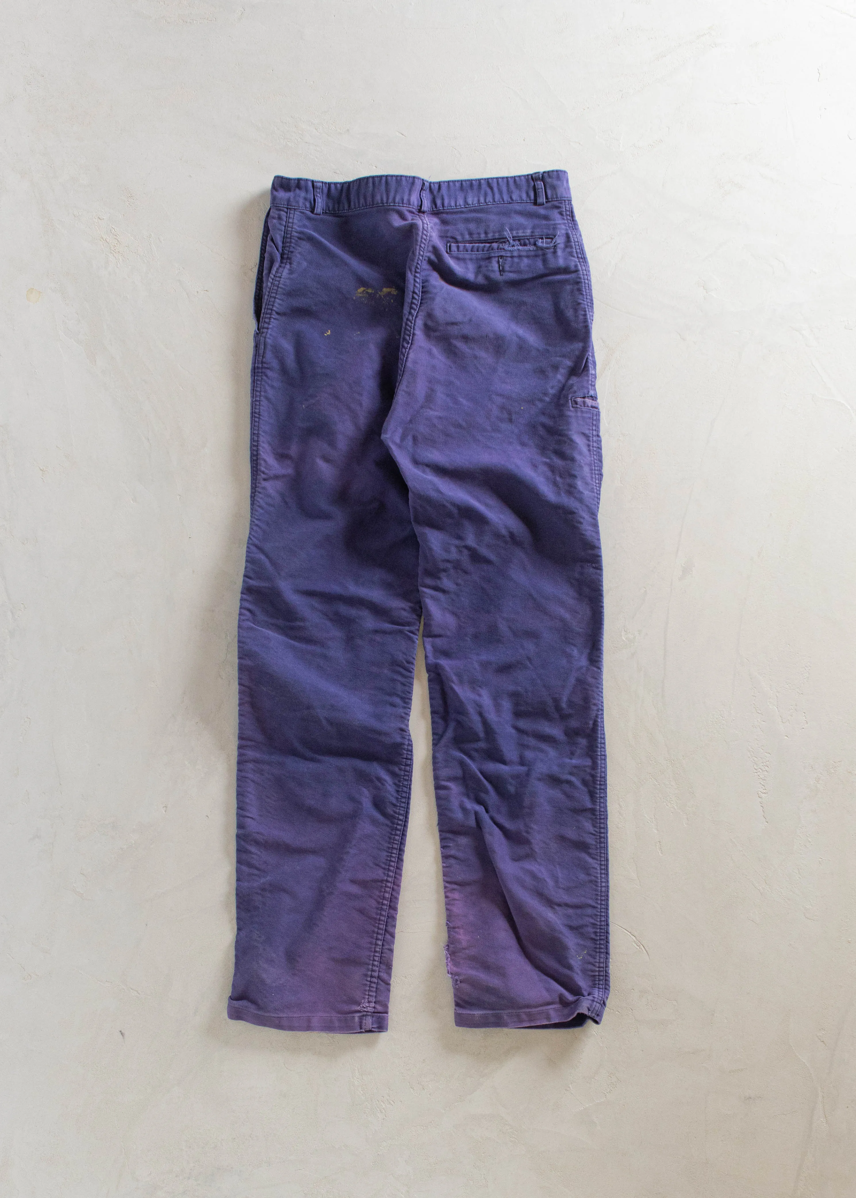 1980s Adolphe Lafont French Workwear Pants Size Women's 31 Men's 33