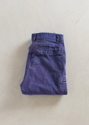 1980s Adolphe Lafont French Workwear Pants Size Women's 31 Men's 33