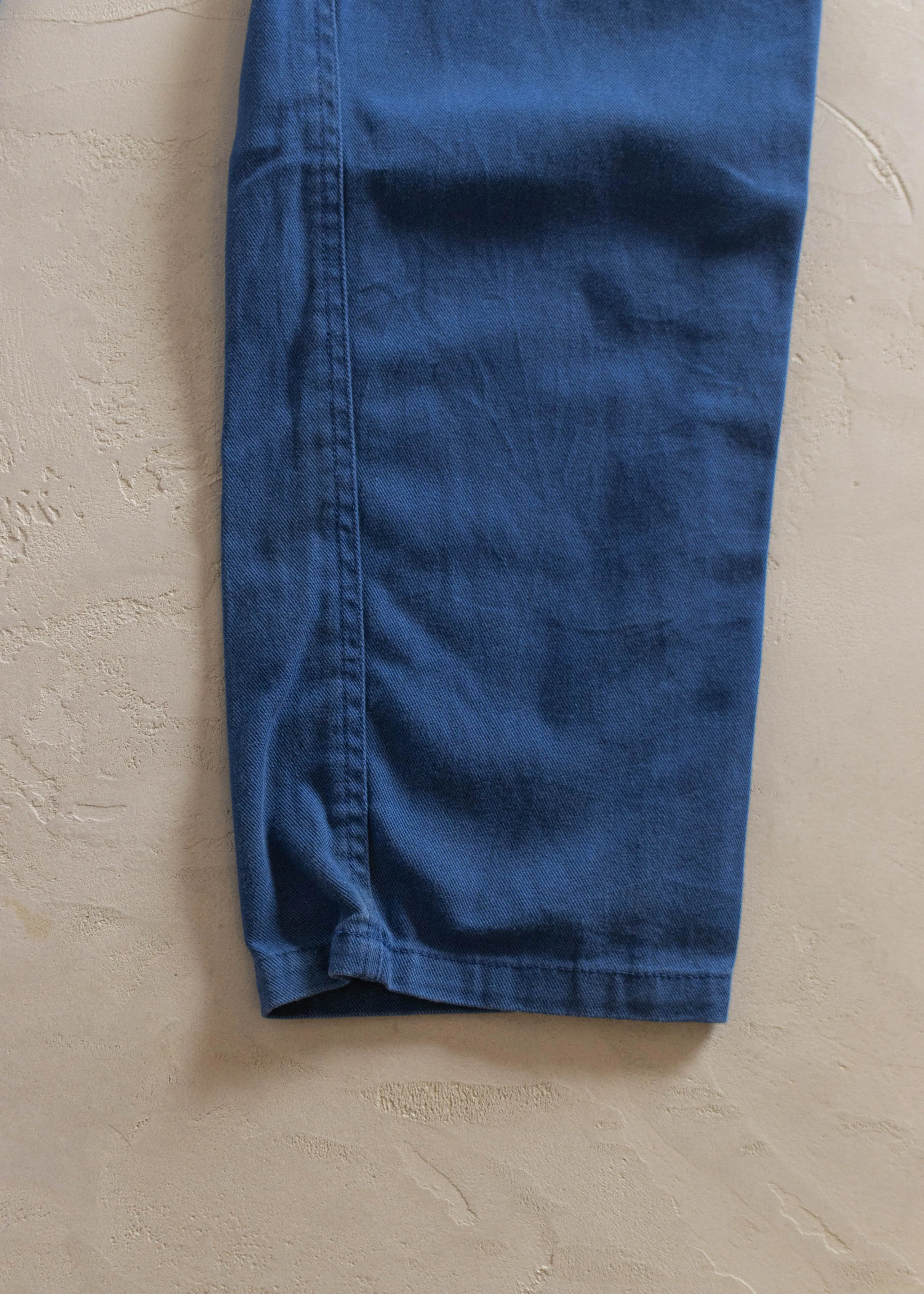 1980s French Workwear Chore Pants Size Women's 30 Men's 32