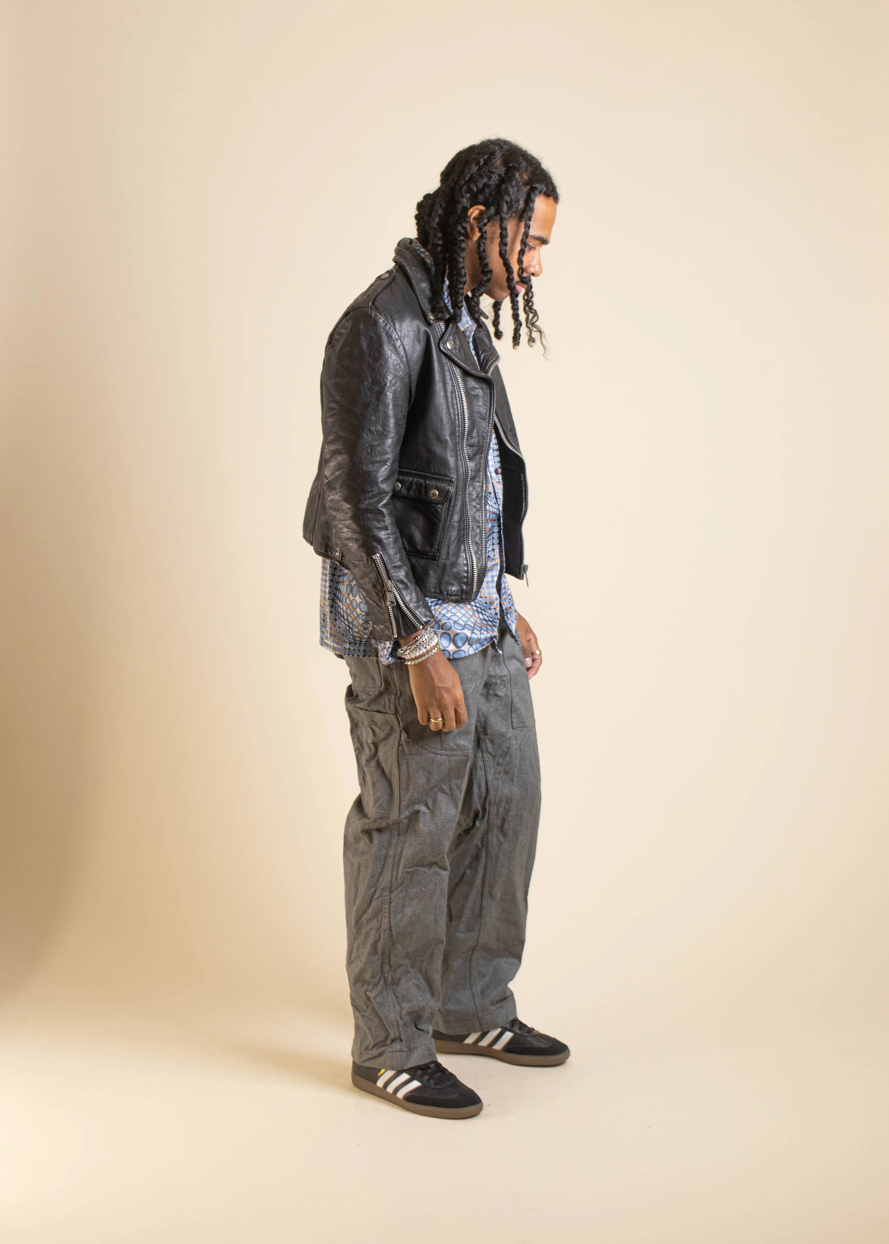1980s Swiss Military Denim Work Pants Size Women's 30 Men's 32