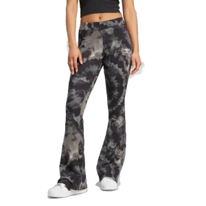 Adidas Women's Tie-Dyed Flared Pants Apparel - Core Black / Multicolor