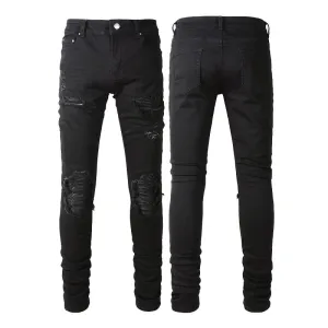 Amiri Jeans Hole & Patch Slim Stretch #8520