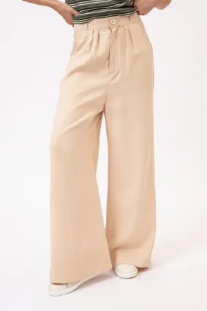 Belbes Flared Pants Cream