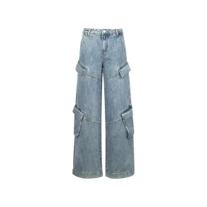 Blue Low Waist Jeans