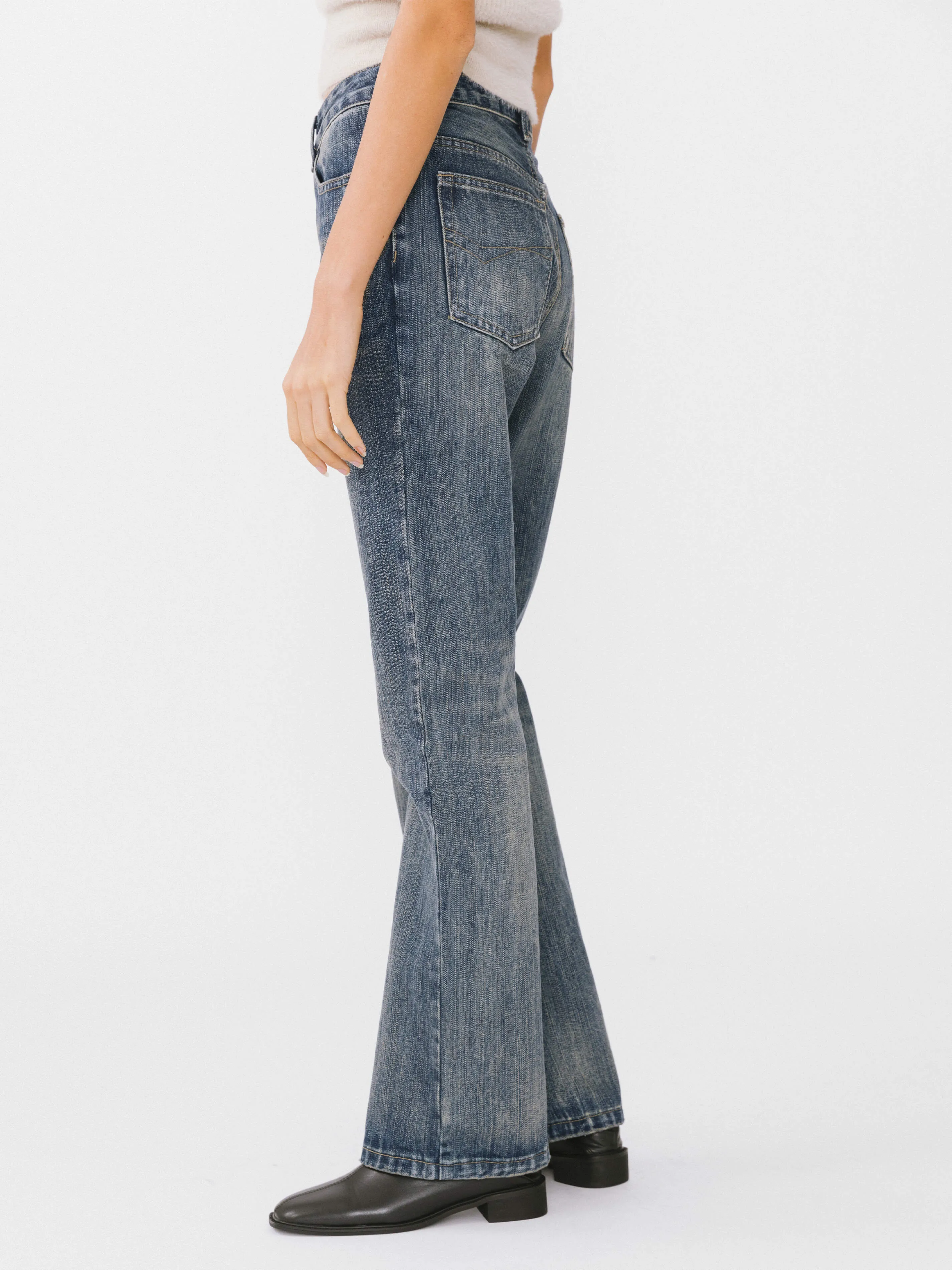 Classic Straight Leg Denim Jeans