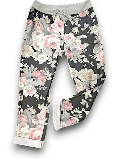 CORNELIA JOGGERS SCARLETT ROSE BLACK