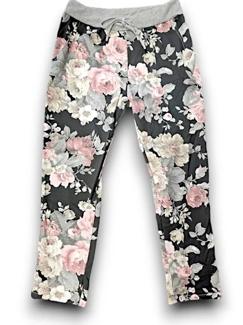 CORNELIA JOGGERS SCARLETT ROSE BLACK