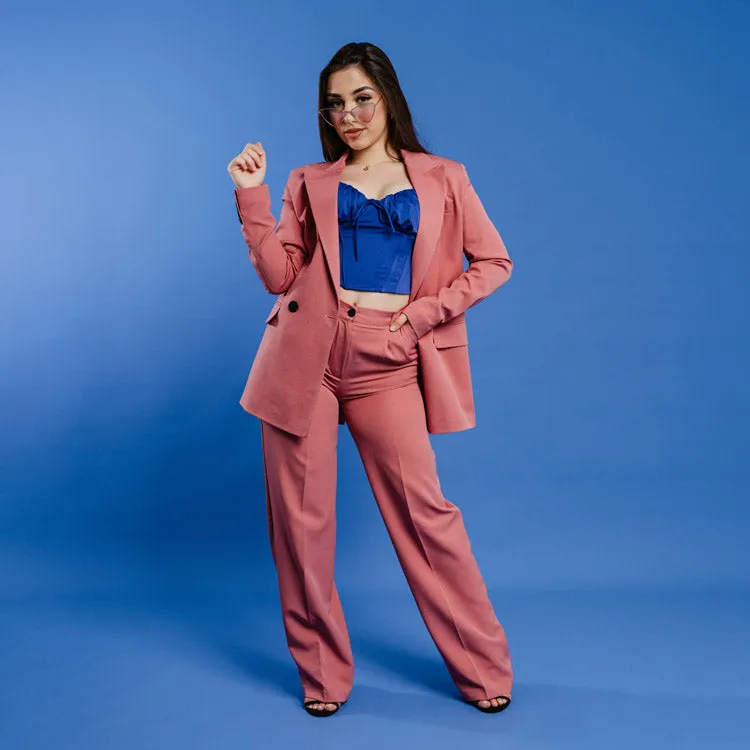 DARK PINK SUIT