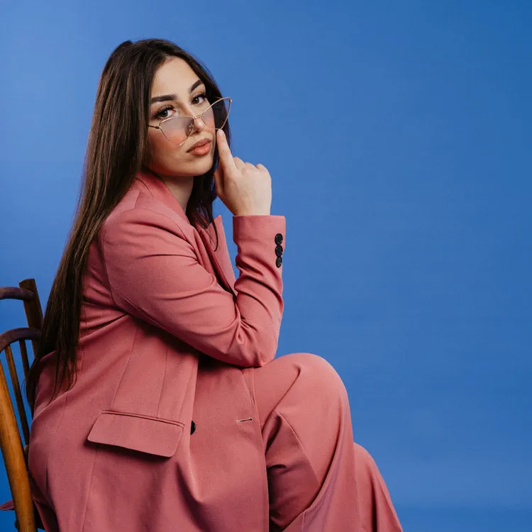DARK PINK SUIT