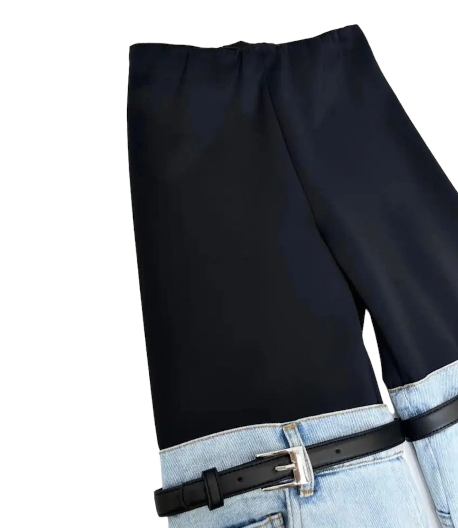 Doll In Denim Flared Pants