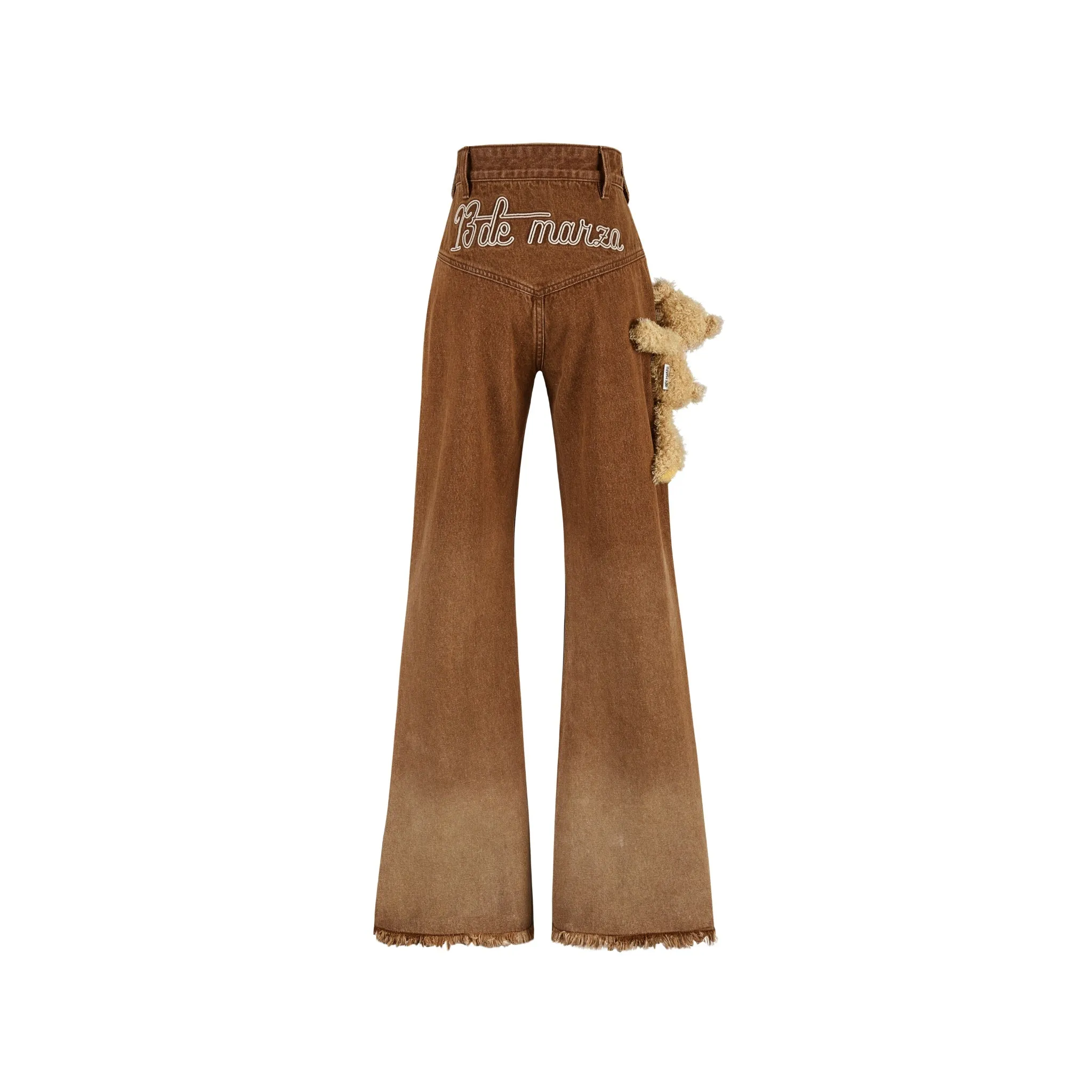 Doozoo Gradient Color Jeans in Brown