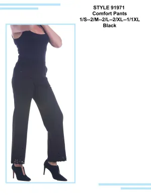 Evidence Style 91971 Comfort Pants in BLACK for Women