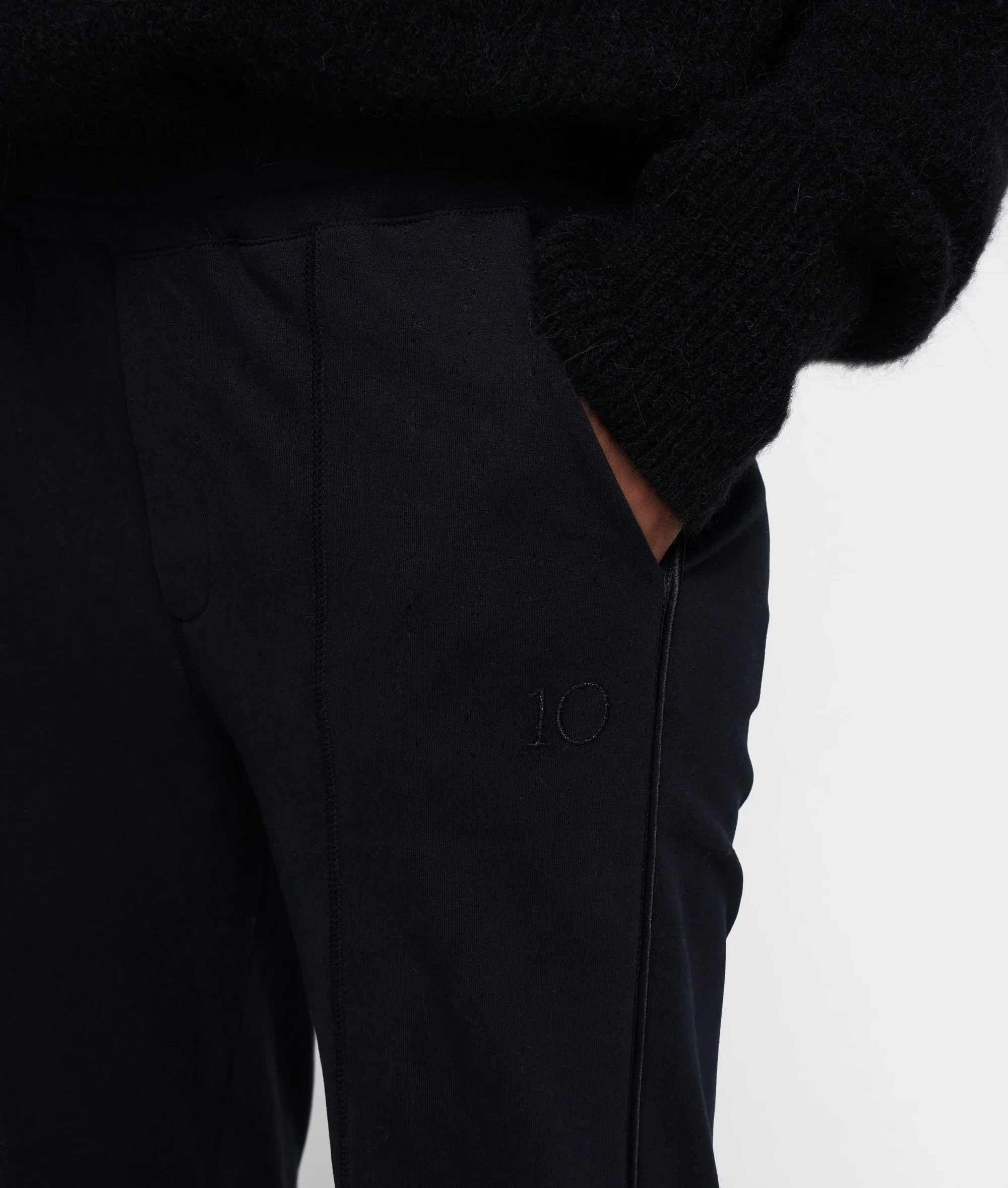 flared pants | black
