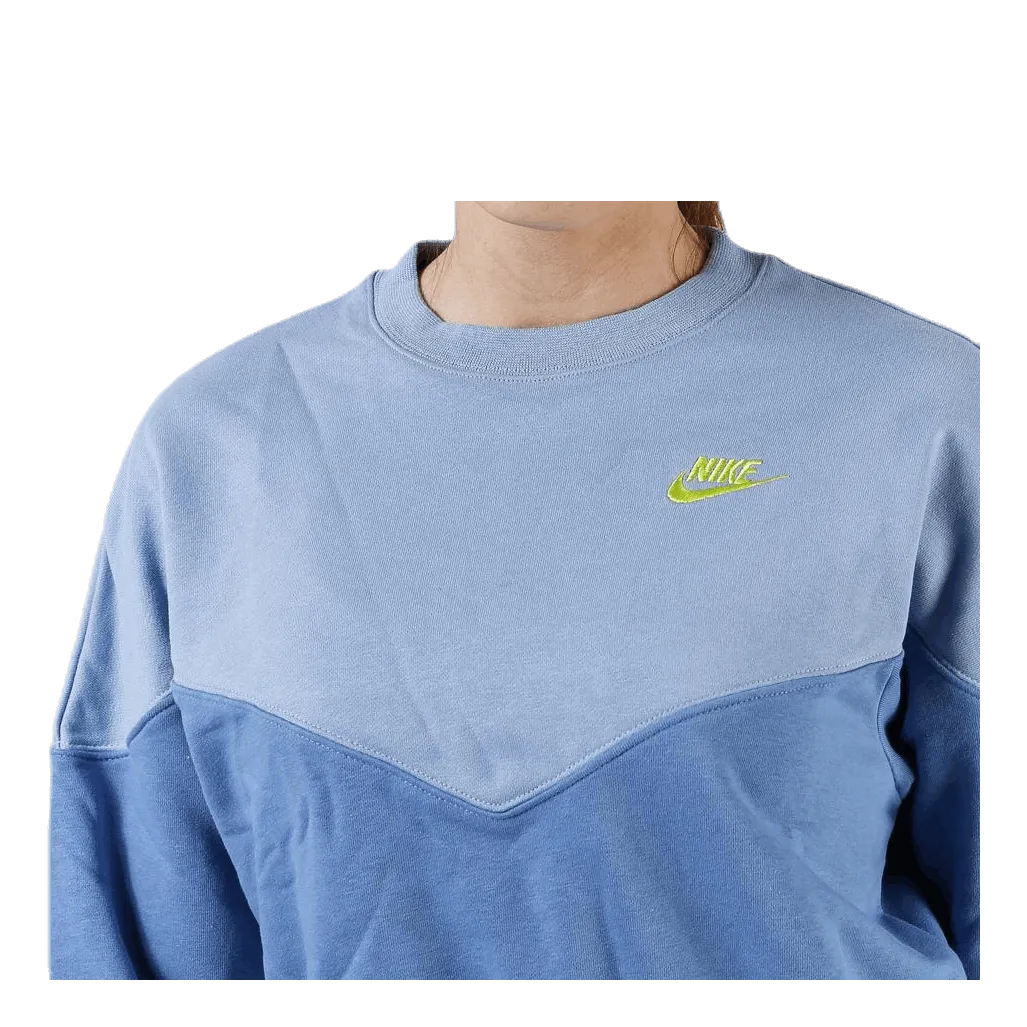 Heritage Fleece Crew Blue