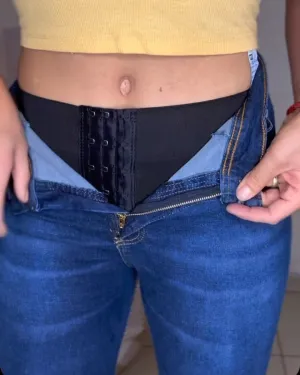 Hochbund-Faja-Jeans mit integrierter Bauchformung