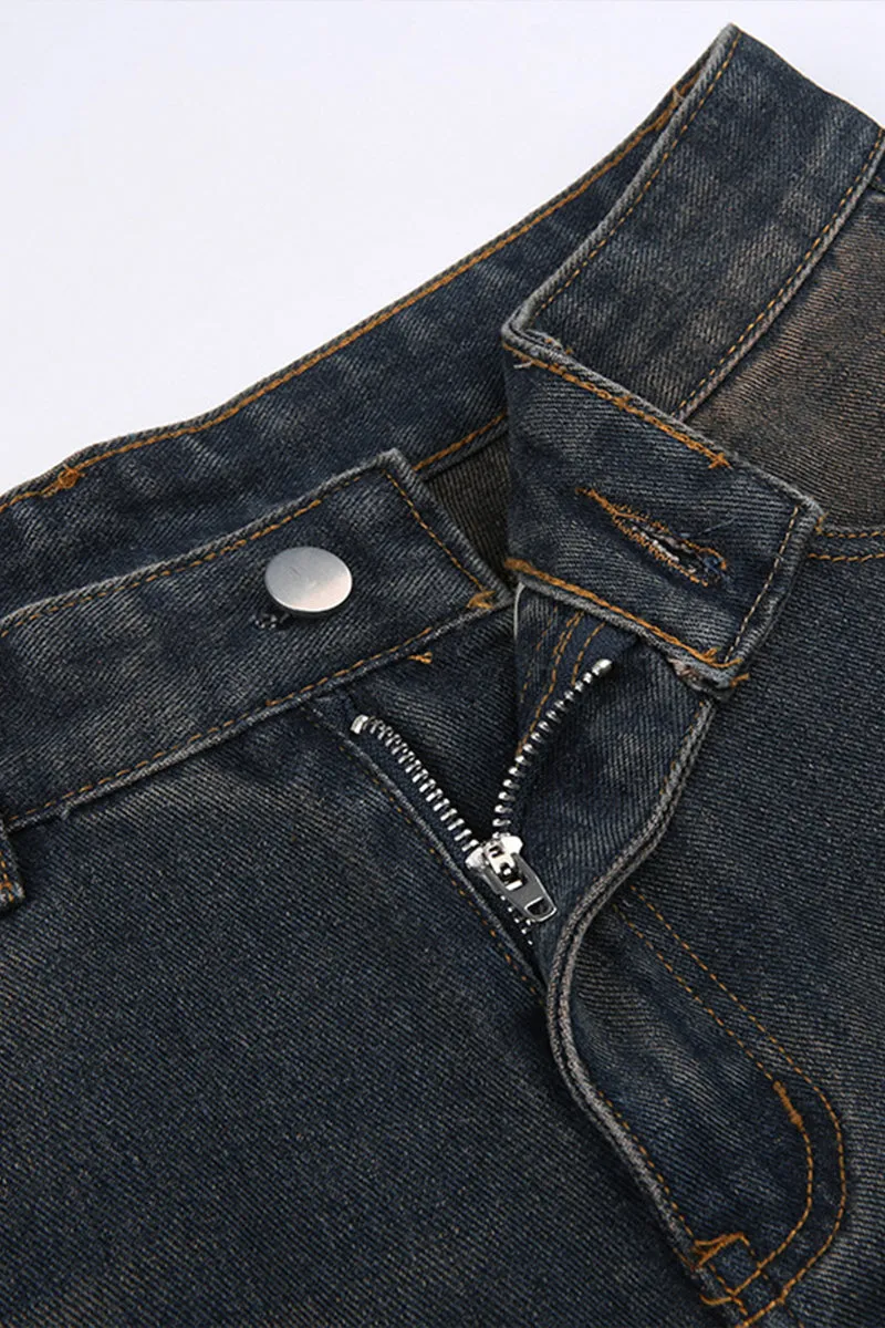 HPS1050 Vintage Vibe Denim Pants