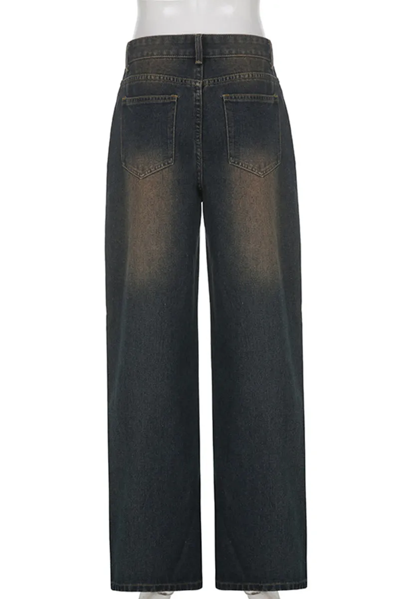 HPS1050 Vintage Vibe Denim Pants
