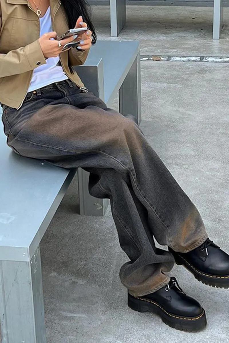 HPS1050 Vintage Vibe Denim Pants