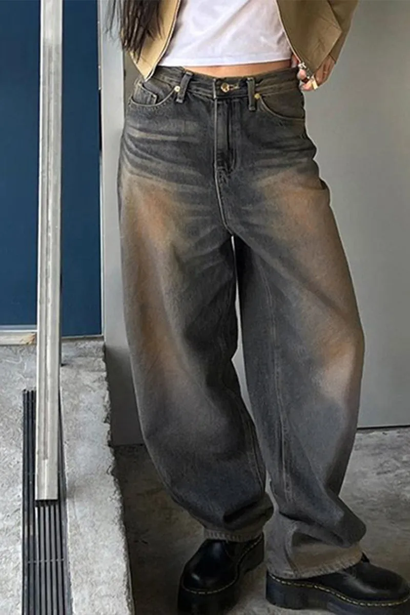 HPS1050 Vintage Vibe Denim Pants
