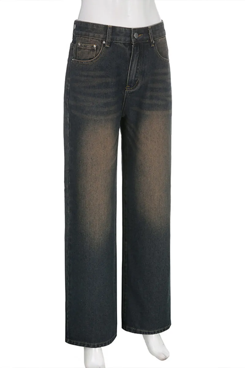 HPS1050 Vintage Vibe Denim Pants