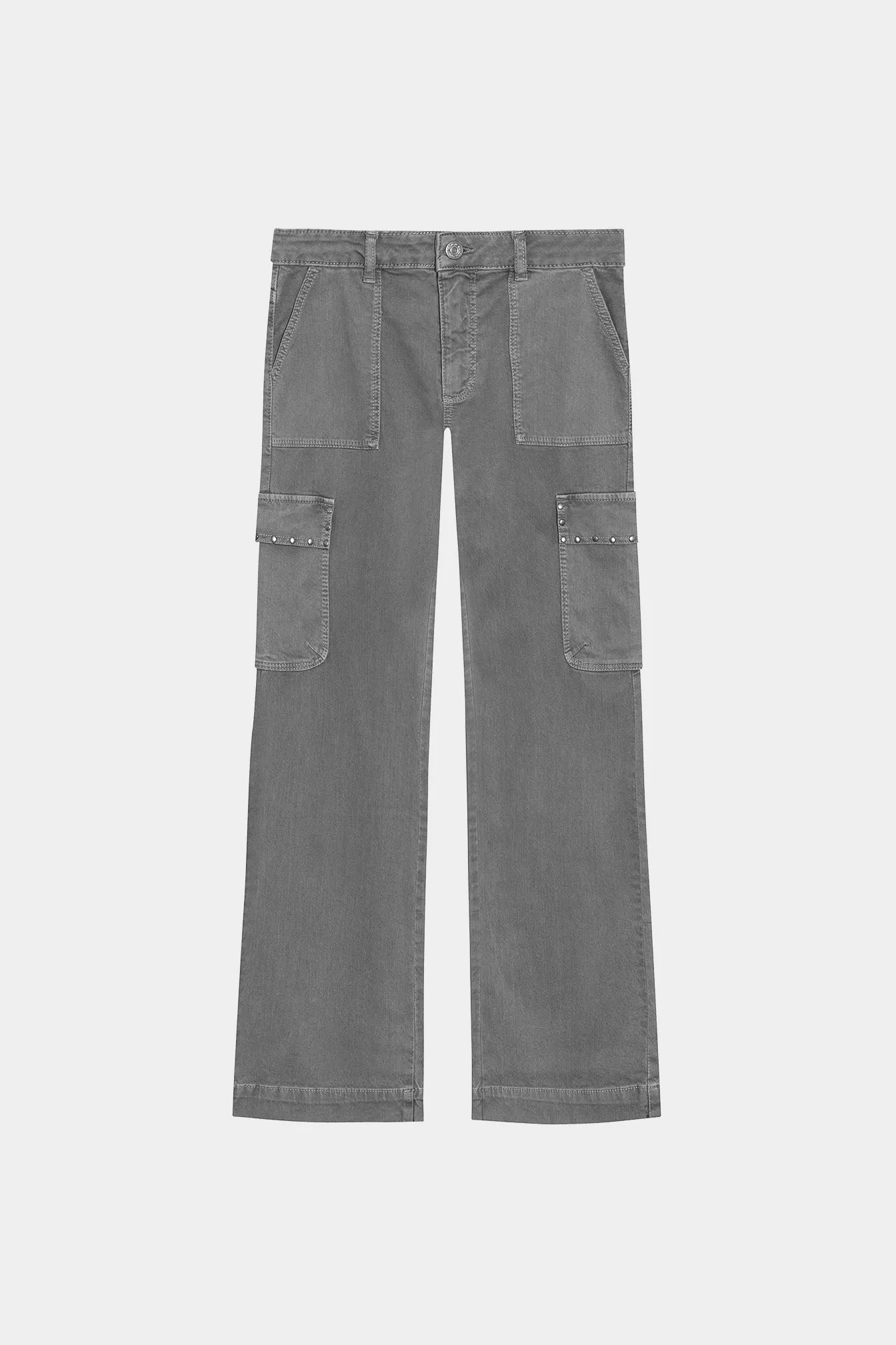 JEANS CULOTTE CARGO TACHAS