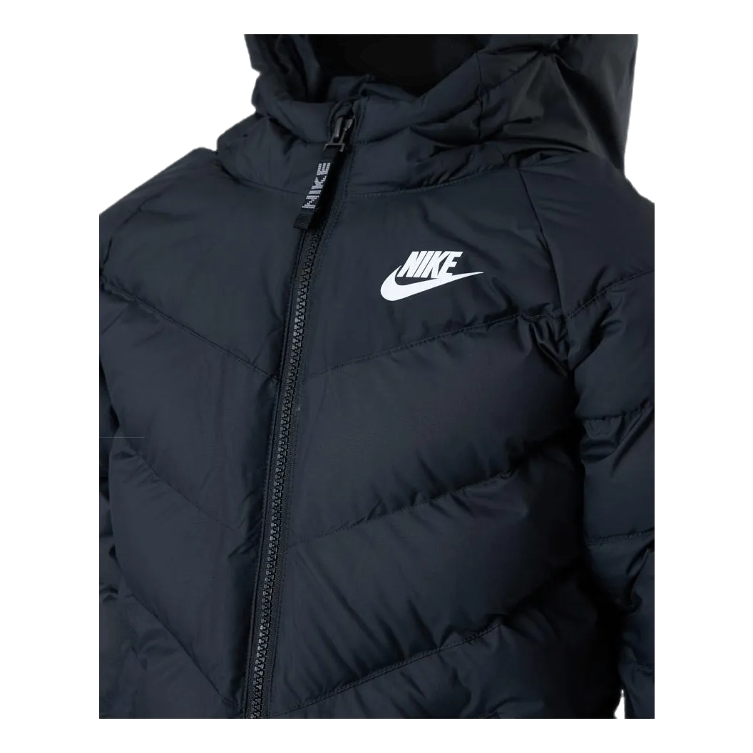 Jr Long Coach Jacket Black