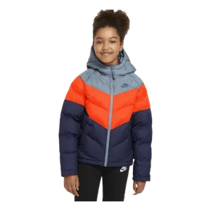 Junior NSW Stadium Jacket Orange/Blue