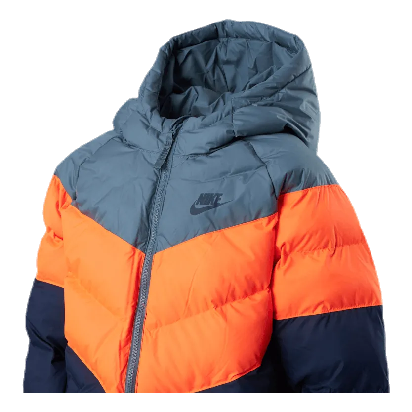 Junior NSW Stadium Jacket Orange/Blue