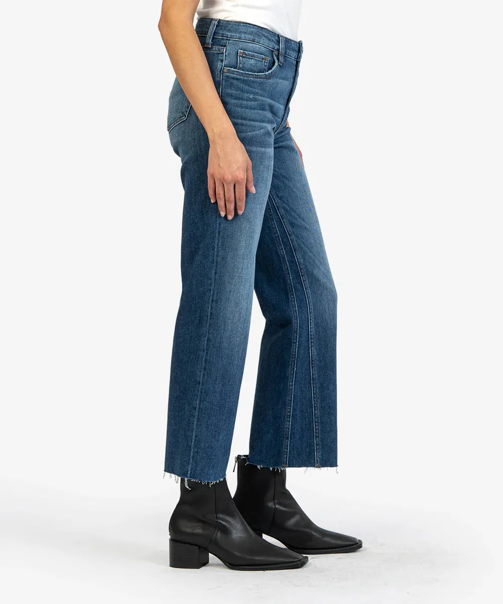 Kelsey High Rise Fab Ab Ankle Flare Jeans