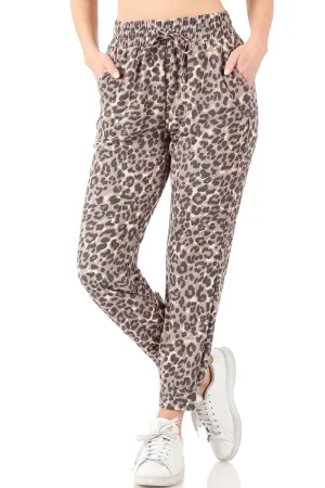 Leopard Print Joggers