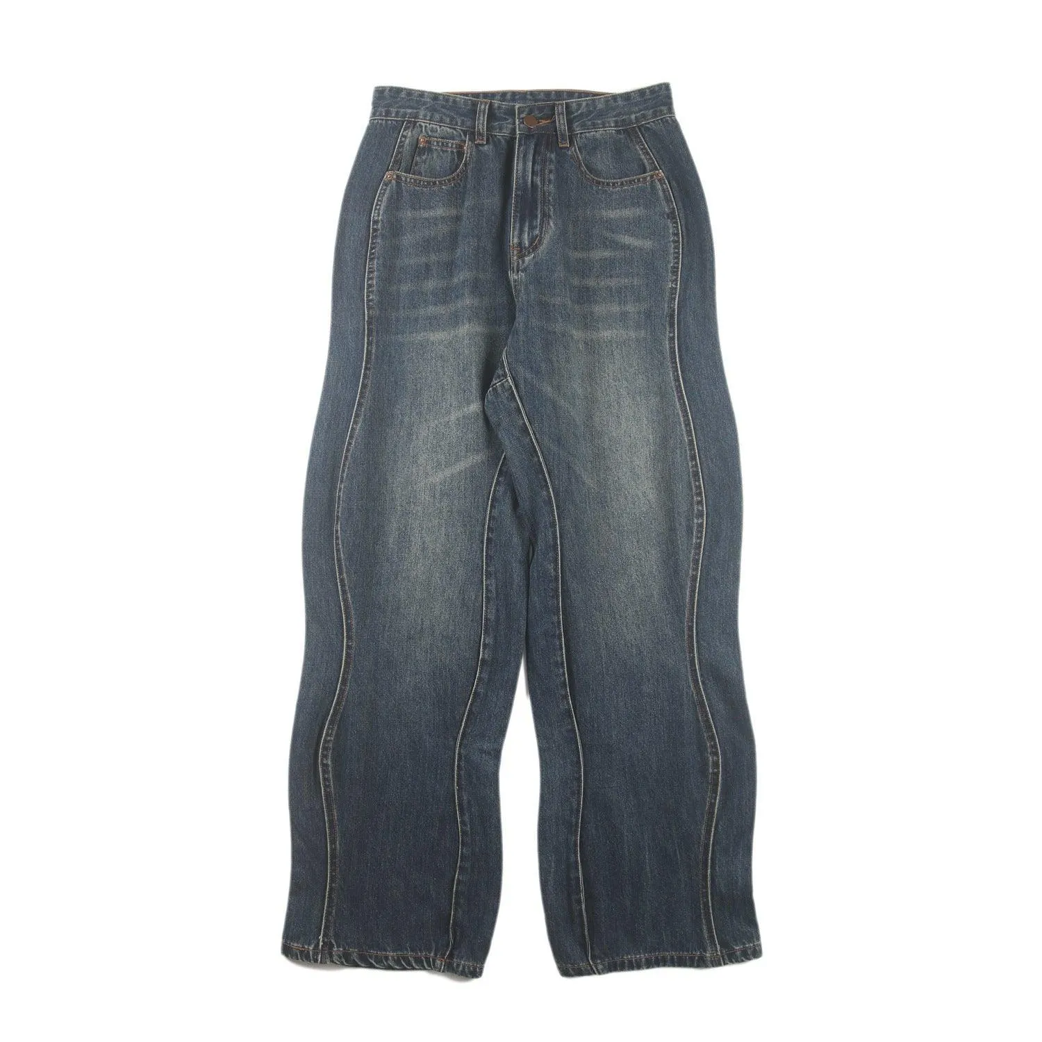 Men's Loose Straight Wide-leg Pants