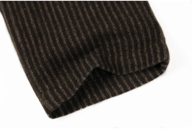 Men's Winter Corduroy Stripes  Business Pants