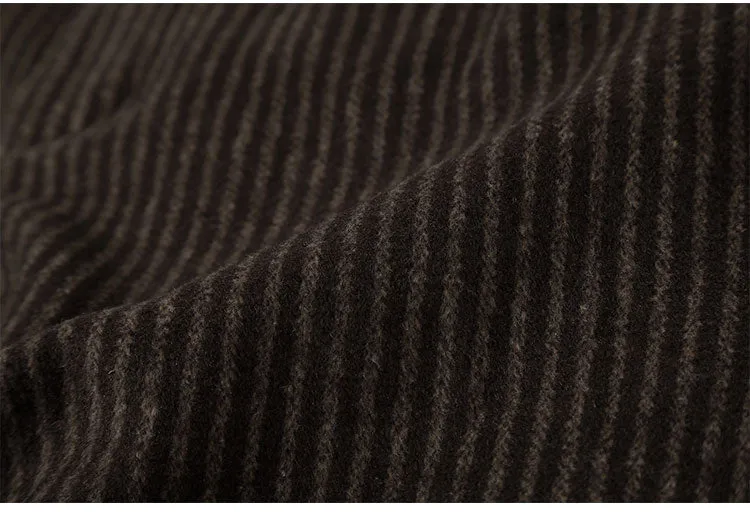 Men's Winter Corduroy Stripes  Business Pants