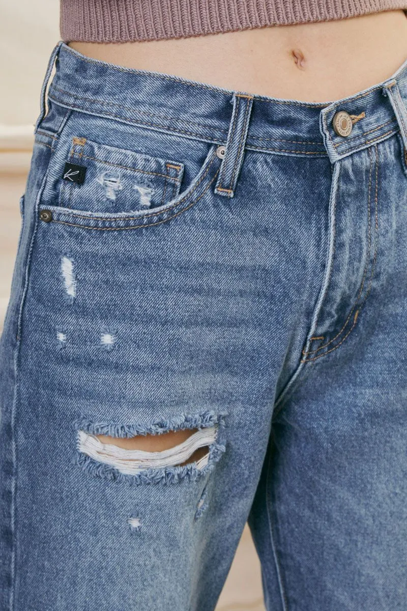 Michelle High Rise Slim Straight Jeans