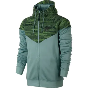 Nike Hybrid Fleece Windrunner Men's Hoodie Sage Green-Black