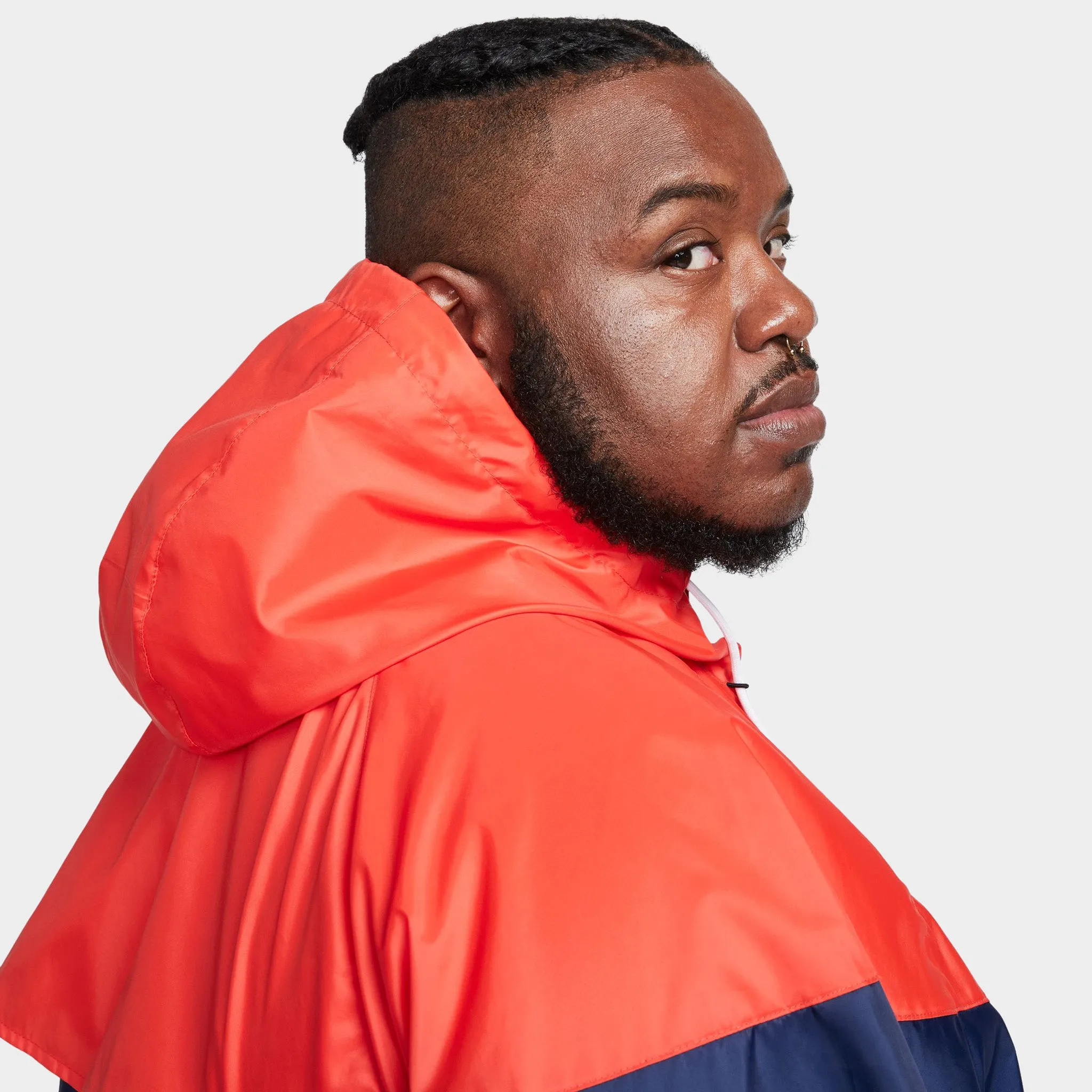Nike Sportswear Windrunner Hooded Jacket Midnight Navy / Light Crimson - Midnight Navy
