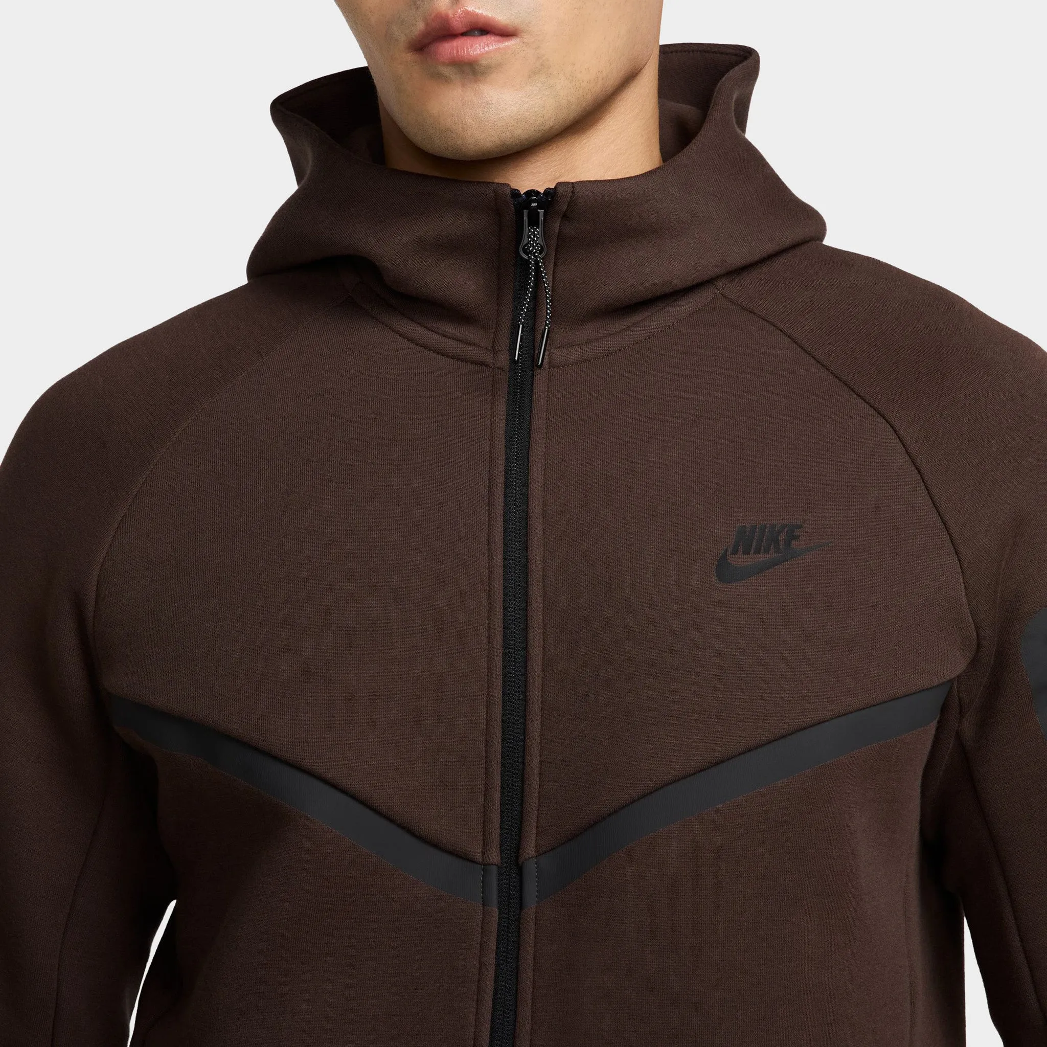 Nike Tech Fleece Full Zip Windrunner Baroque Brown / Black