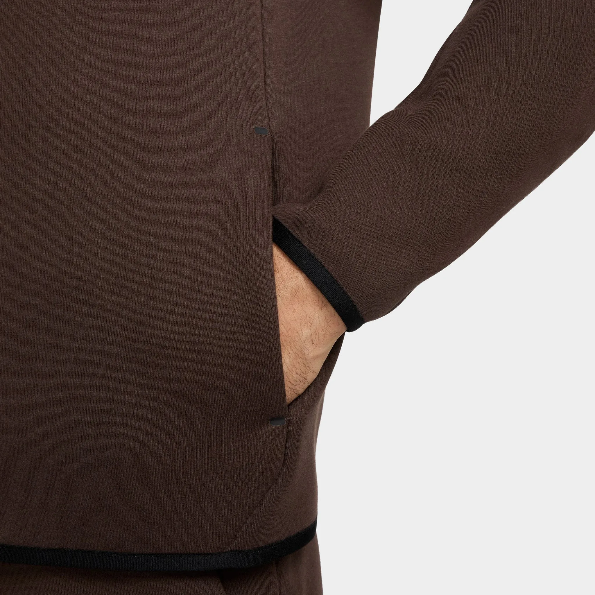 Nike Tech Fleece Full Zip Windrunner Baroque Brown / Black