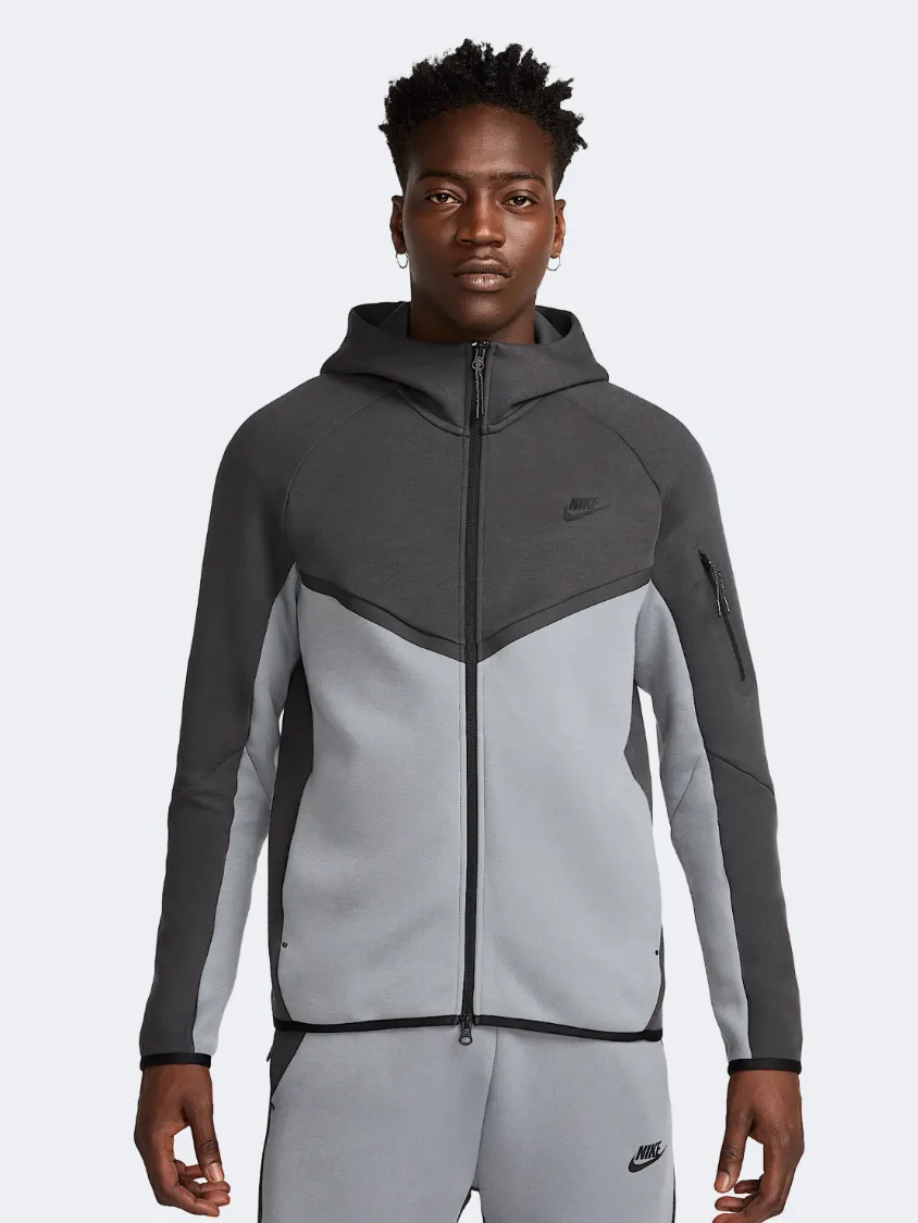 Nike Tech Men Lifestyle Hoody Grey