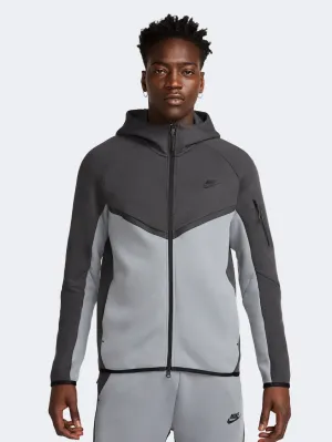 Nike Tech Men Lifestyle Hoody Grey