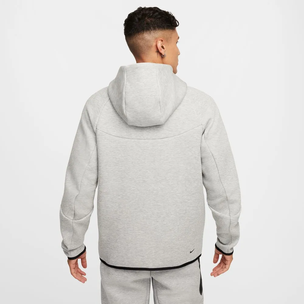 Nike Tech Men's Full-Zip Windrunner Hoodie 'Grey Heather/Black'