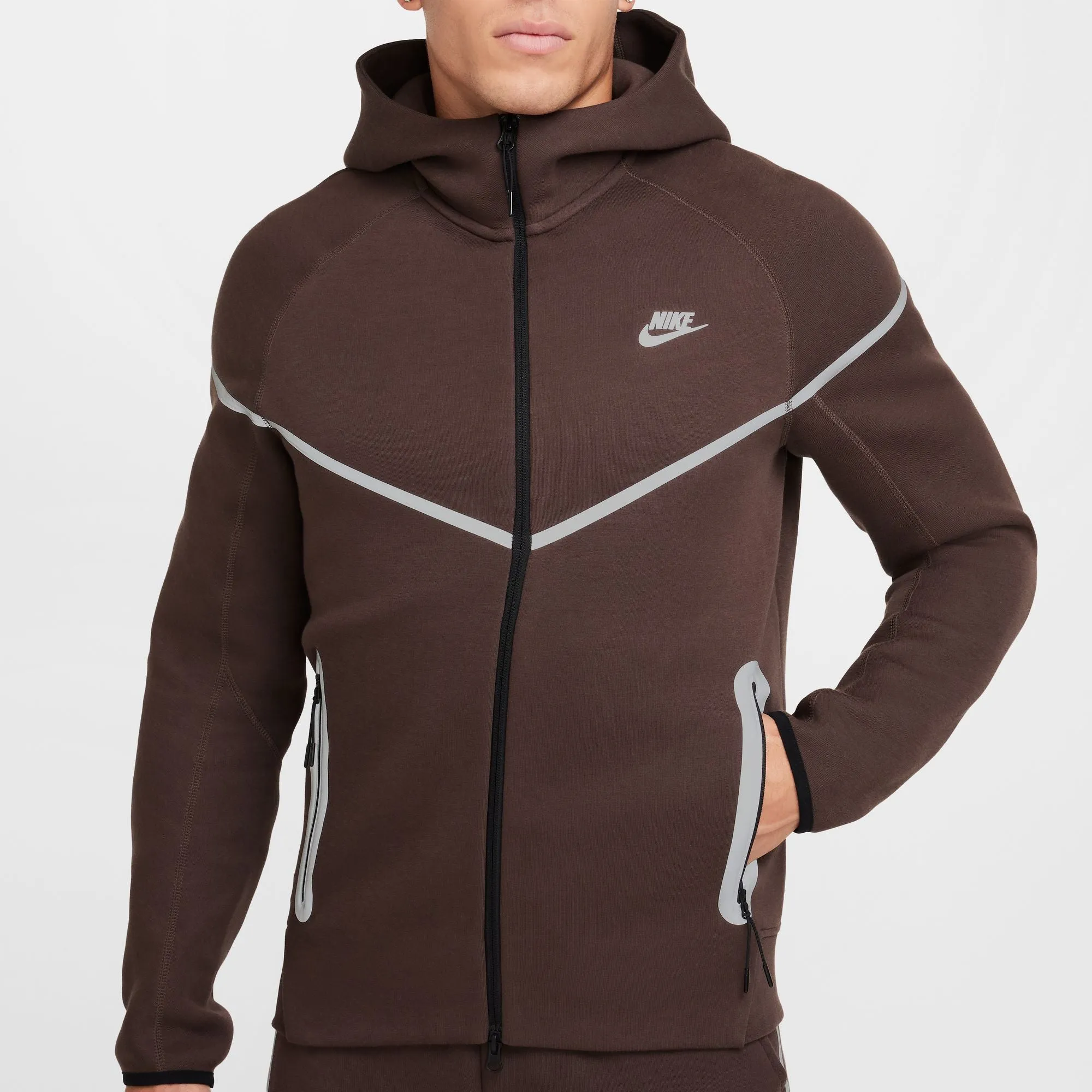 Nike - Tech Windrunner Full-Zip Jacket ~ Brown