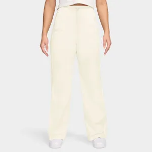 Nike Windrunner Women's High-Waisted Woven Open-Hem Pants Sail / Vintage Green