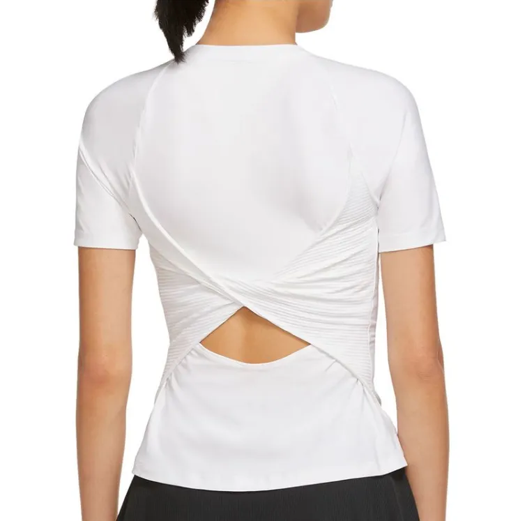 Nike Women's Dri-FIT Advantage Top (White/Black)