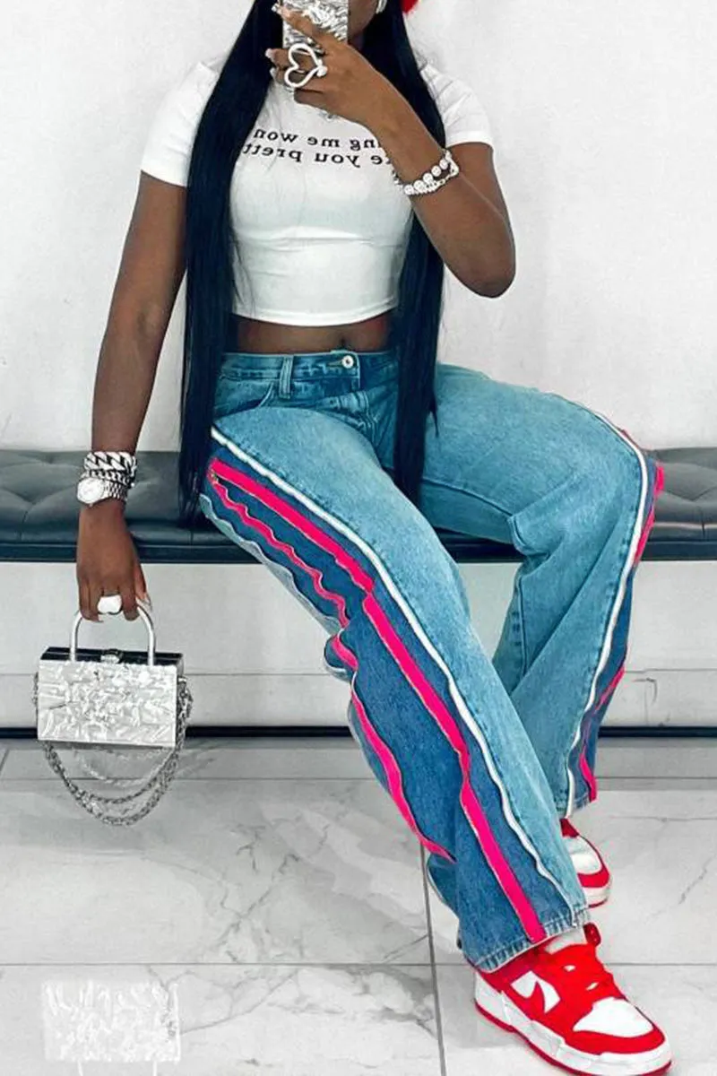 PG0511 Straight Leg Denim Jeans