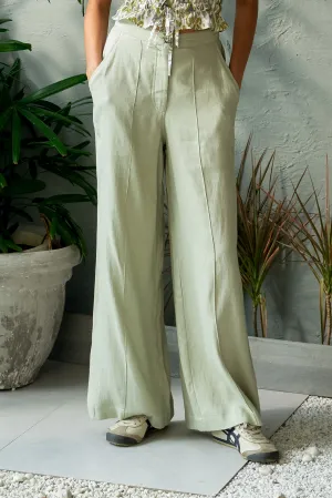Pistachio Front Stitch Pants