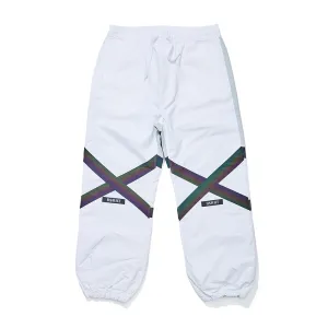 POT-X RAINBOW REFLECTIVE JOGGER PANTS WHITE