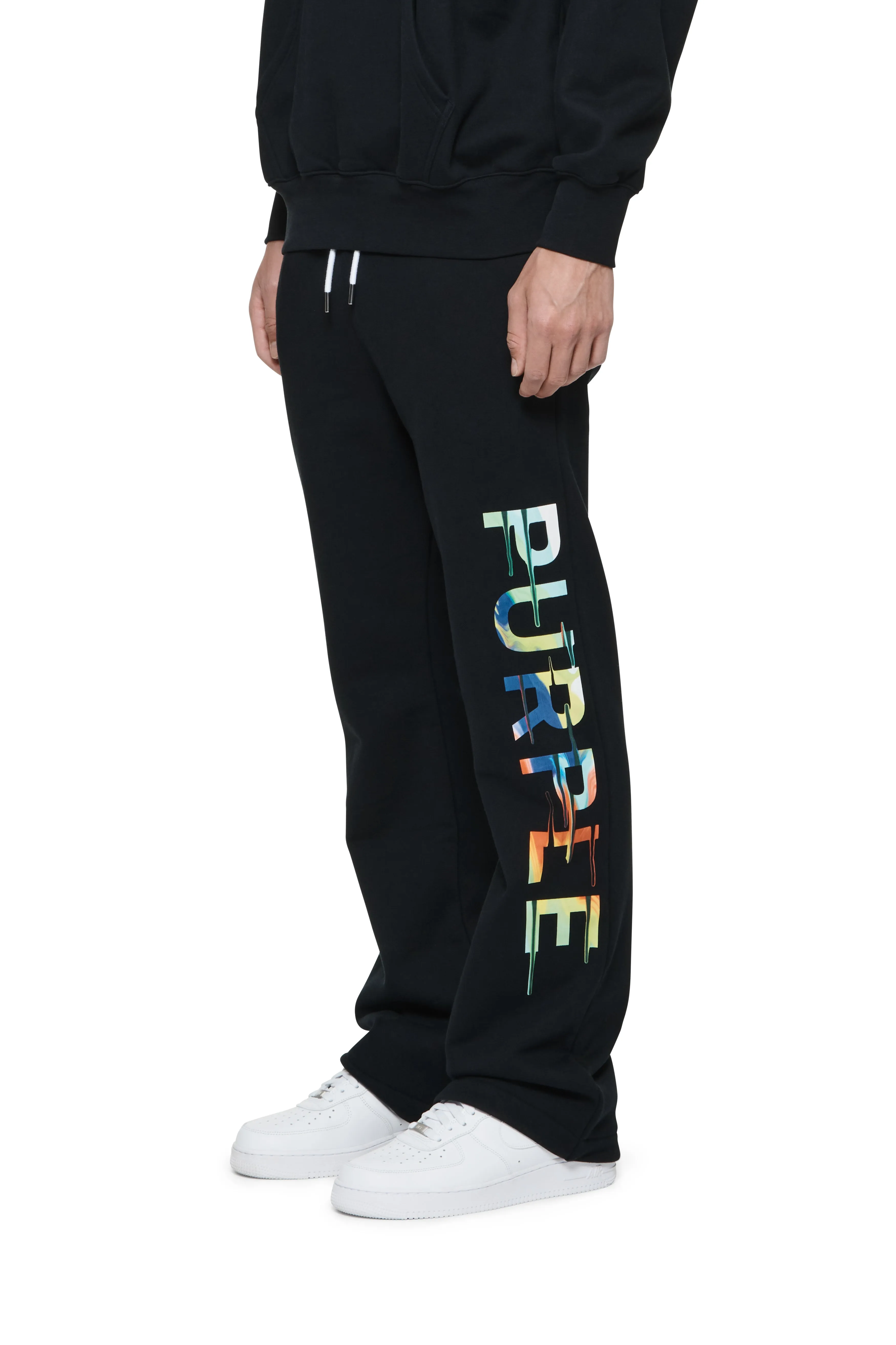 PURPLE BRAND P459 Hwt Fleece Flared Pants Mens Apparel