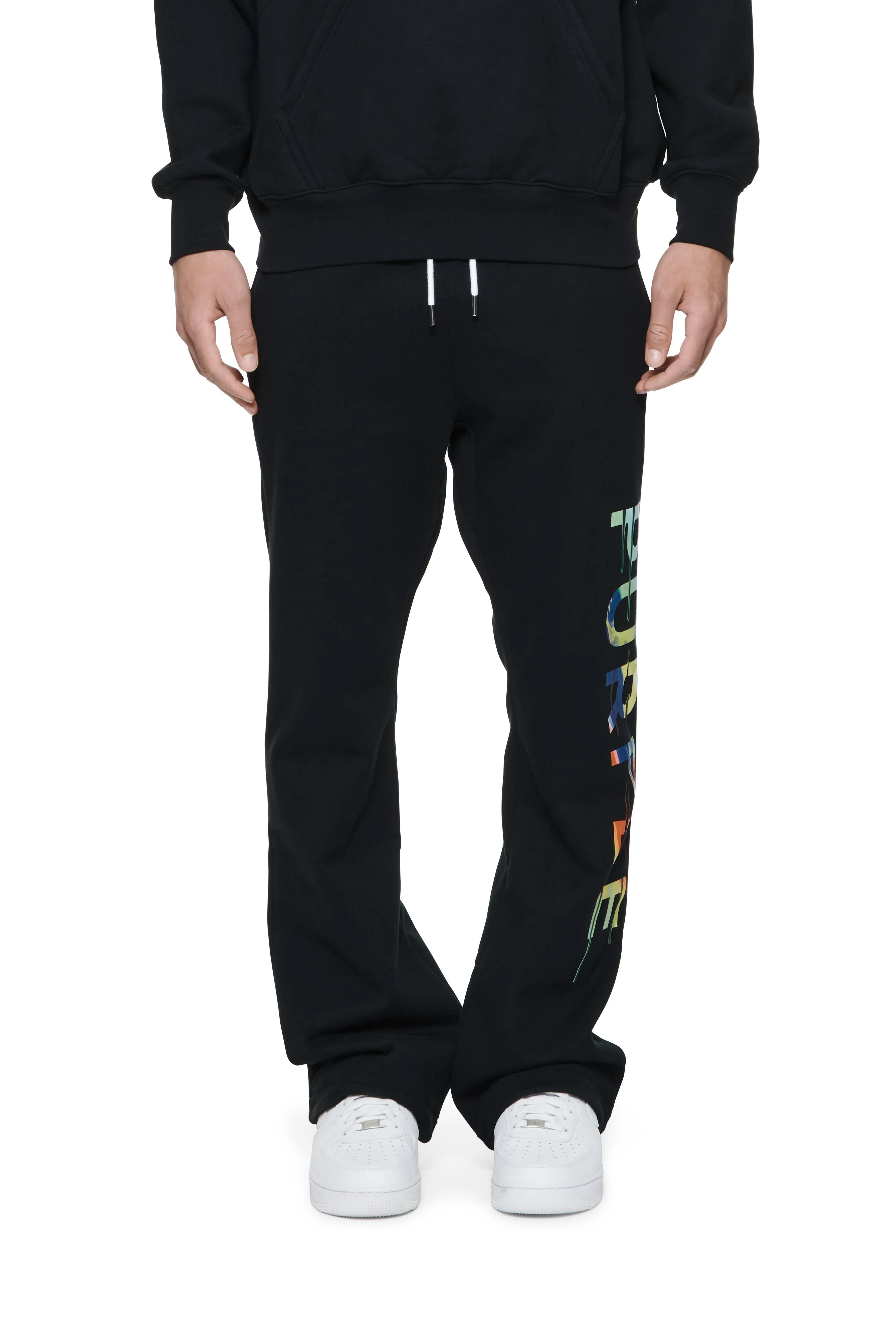 PURPLE BRAND P459 Hwt Fleece Flared Pants Mens Apparel